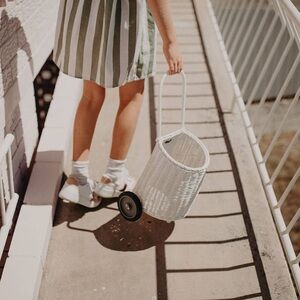 Olli Ella Rattan Original Luggy-White